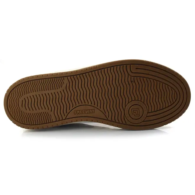 Sapatênis Masculino de Couro Free Way Loud Off White LOUD02