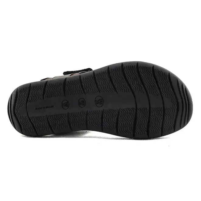 Sandália Flat Itapuã Castanho/Café Masculino