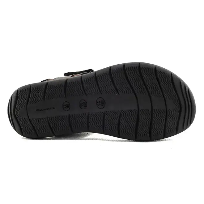 Sandália Flat Itapuã Castanho/Café Masculino