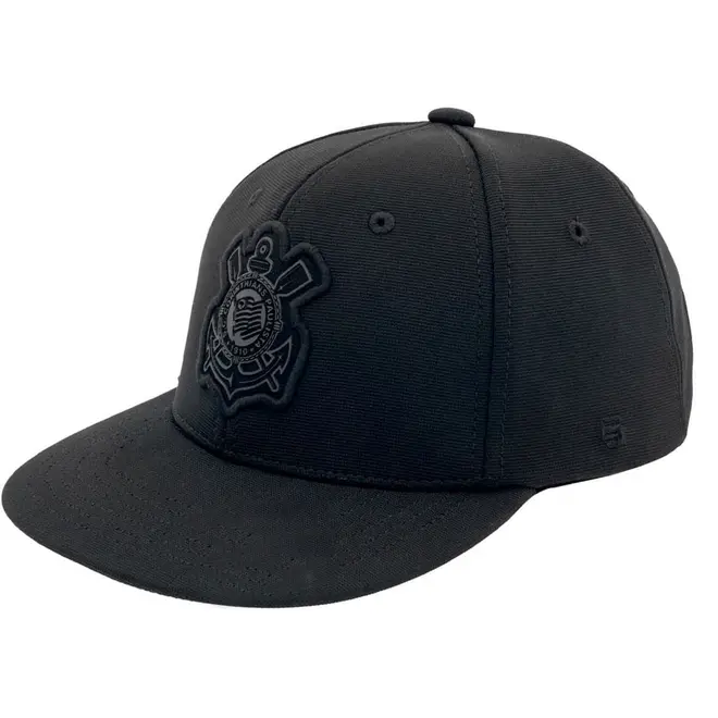 Boné de Aba Reta Oficial do Corinthians Supercap Preto 39482