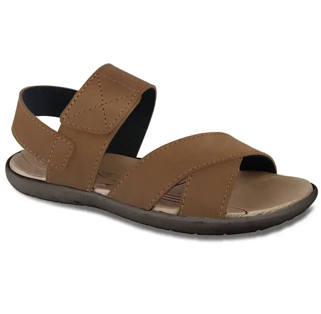 Sandália Itapuã Flat Castanho Juvenil Masculino