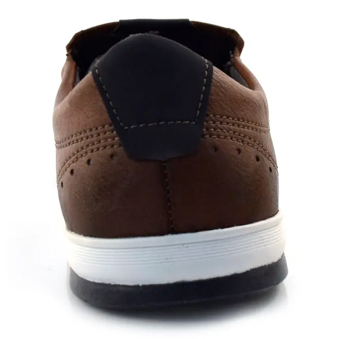 Slip On Masculino Pegada Marrom 170422