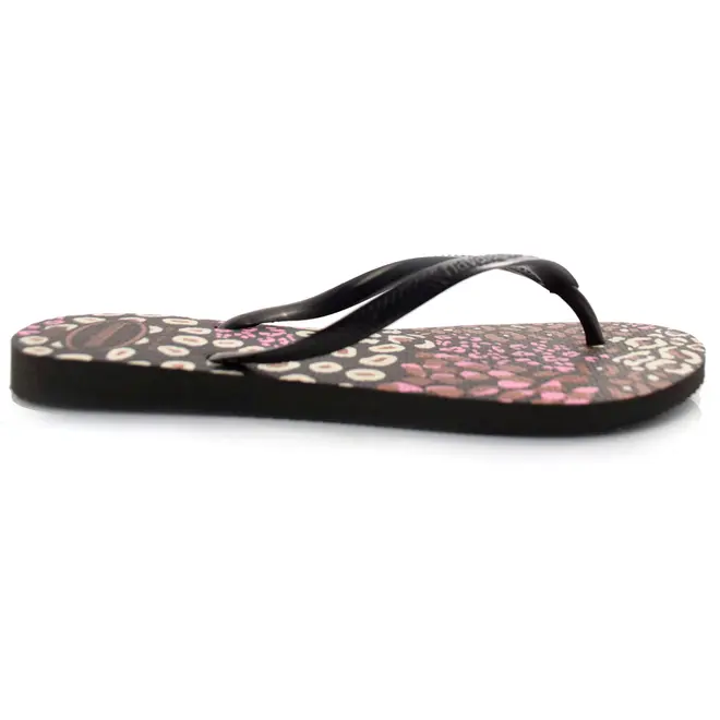 Chinelo Havaianas Slim Animals Preto 4103352