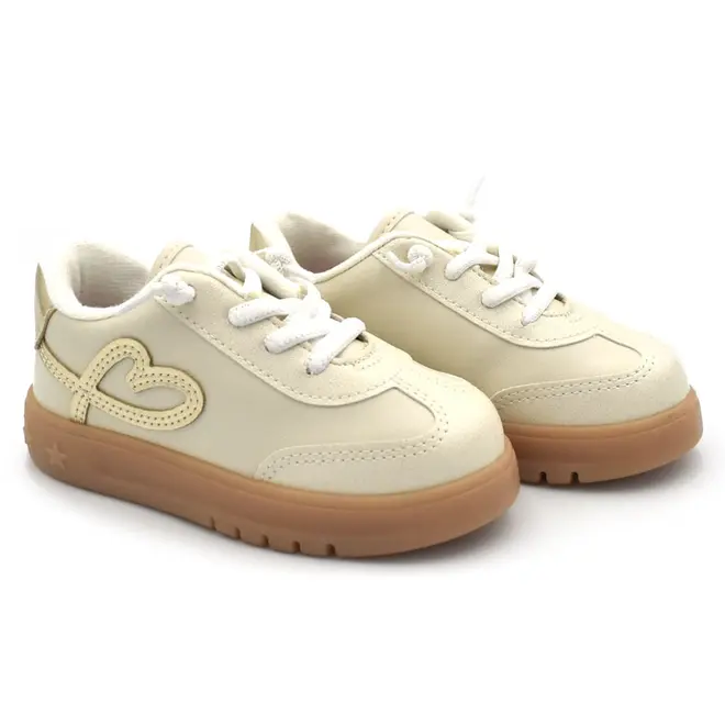 Tênis de Menina de LED Molekinha do 18 ao 25 Off White 2742.207.31666