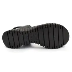 Papete de Couro Feminina Usaflex Preto UD11002