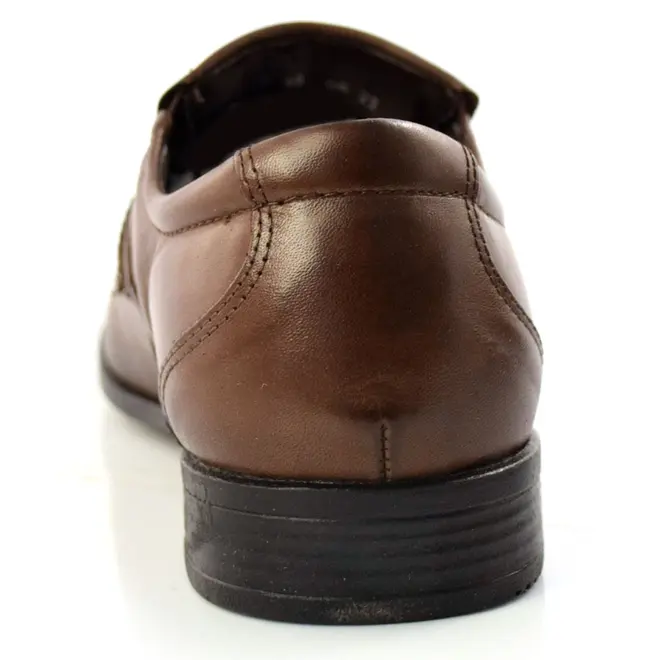 Sapato Social de Couro Masculino Zapattero Marrom 7512
