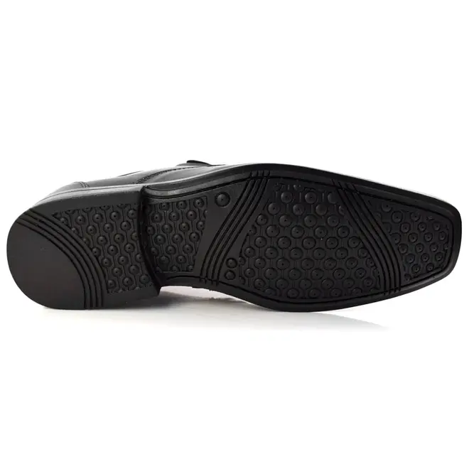 Sapato Social de Couro Masculino Zapattero Preto 7512