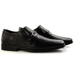 Sapato Social de Couro Masculino Zapattero Preto 7512
