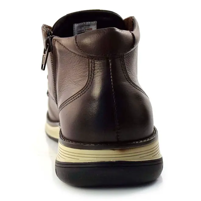 Coturno Masculino de Couro Ferracini Fluence Marrom 5542