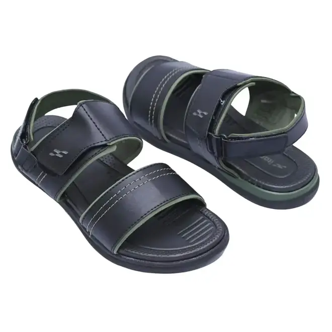 Sandália Flat Masculino Juvenil  Itapuã - Preto