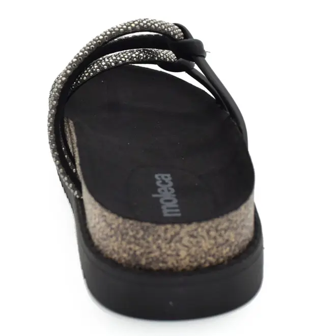Papete Feminina Moleca Preto 5500.111.30396