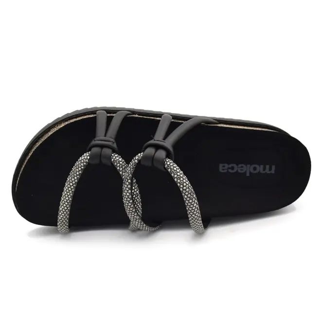 Papete Feminina Moleca Preto 5500.111.30396