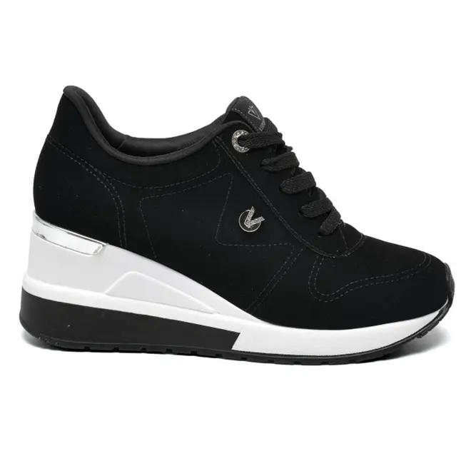 Tênis Anabela Feminino Via Marte Preto 046-020-01