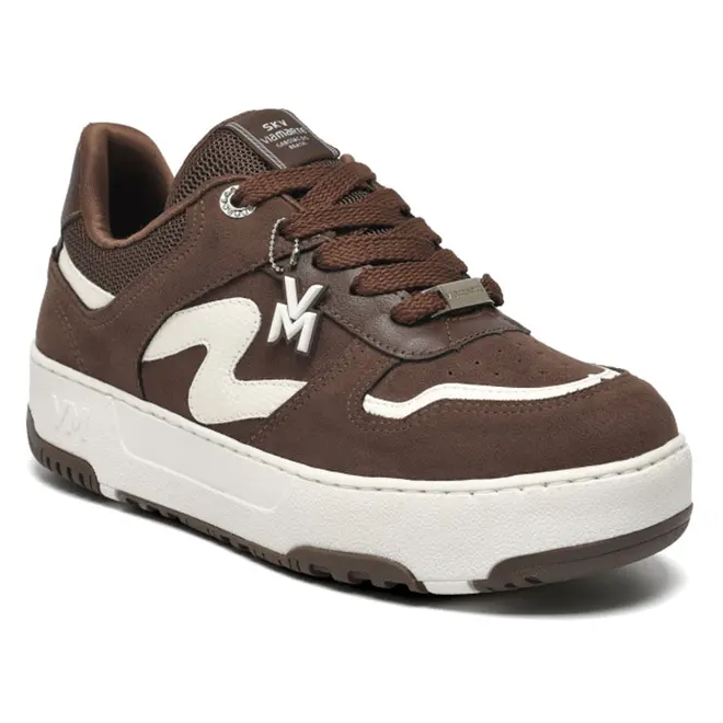 Tênis Casual Feminino Via Marte Marrom 287-007-11