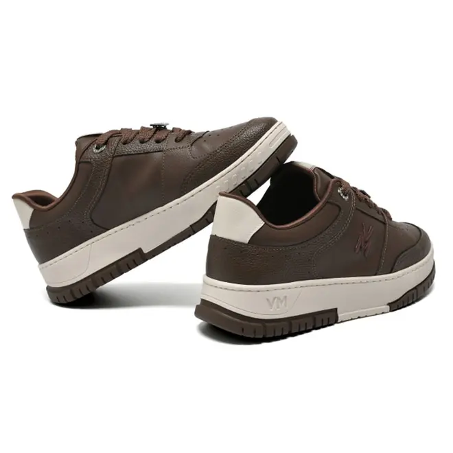 Tênis Casual Feminino Via Marte Marrom 219-012-12