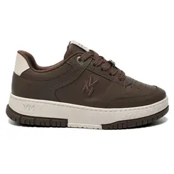 Tênis Casual Feminino Via Marte Marrom 219-012-12