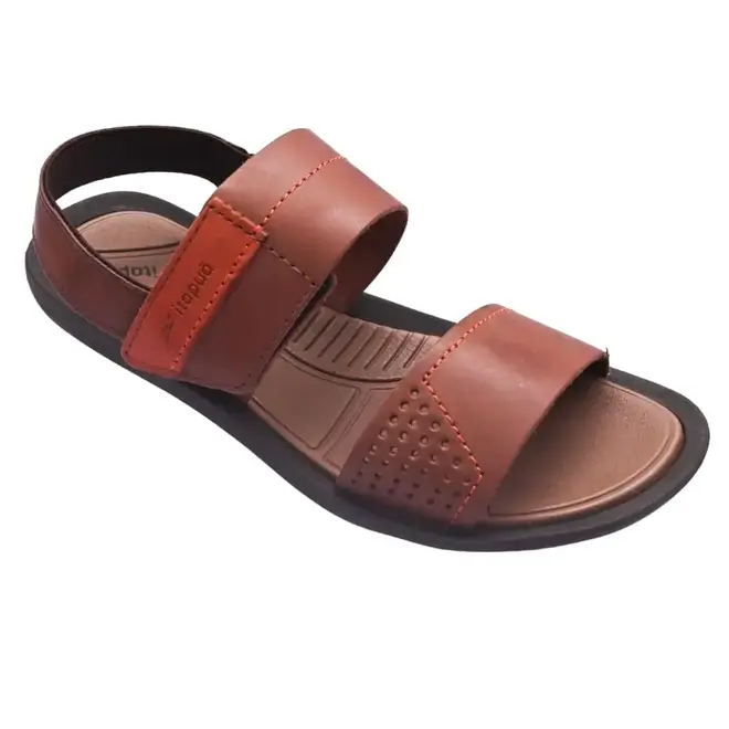 Sandália Flat Itapuã Masculina Chocolate Tijolo