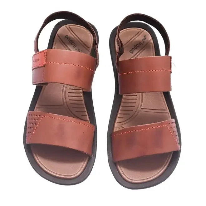 Sandália Flat Itapuã Masculina Chocolate Tijolo