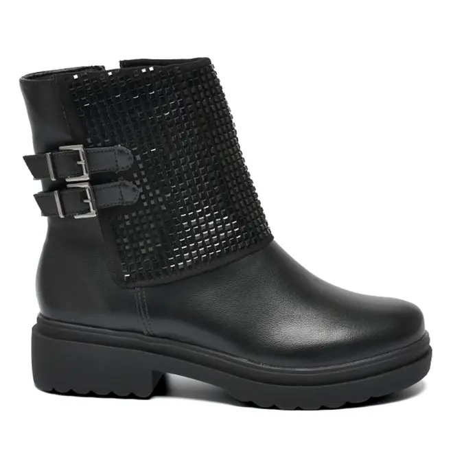 Coturno Feminino Via Marte Preto 245-013-01