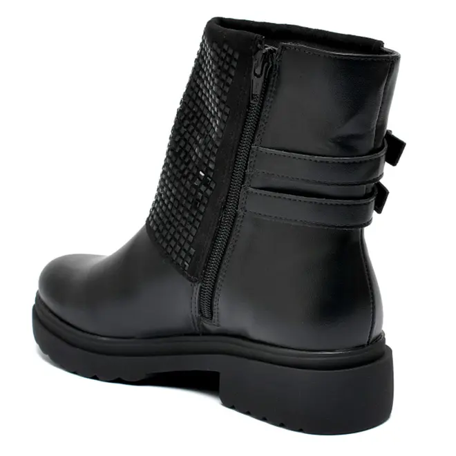 Coturno Feminino Via Marte Preto 245-013-01