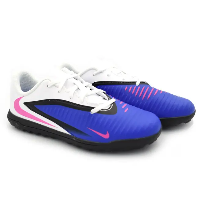 Chuteira Society Infantil Nike Phantom 360 Azul HQ2006-446