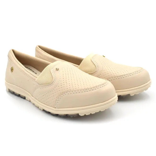 Tênis sem Cadarço Feminino Kolosh Creme C0532A