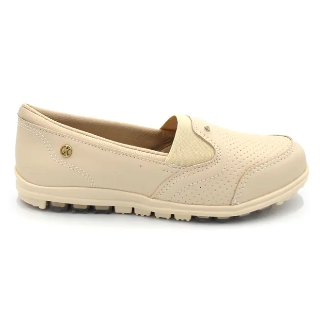 Tênis sem Cadarço Feminino Kolosh Creme C0532A