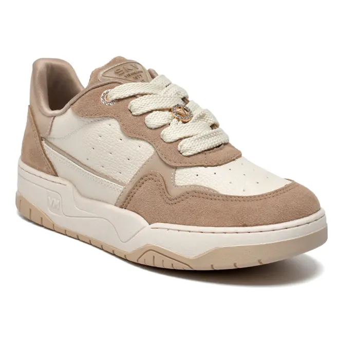 Tênis Casual Feminino Via Marte Bege 276-012-14