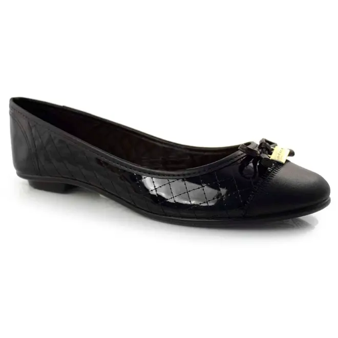 Sapatilha Feminina  Moleca Preto 5027.1407.16936