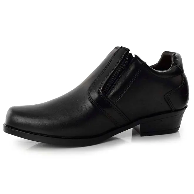 Bota Country Masculina em Couro Zapattero Preto 0900