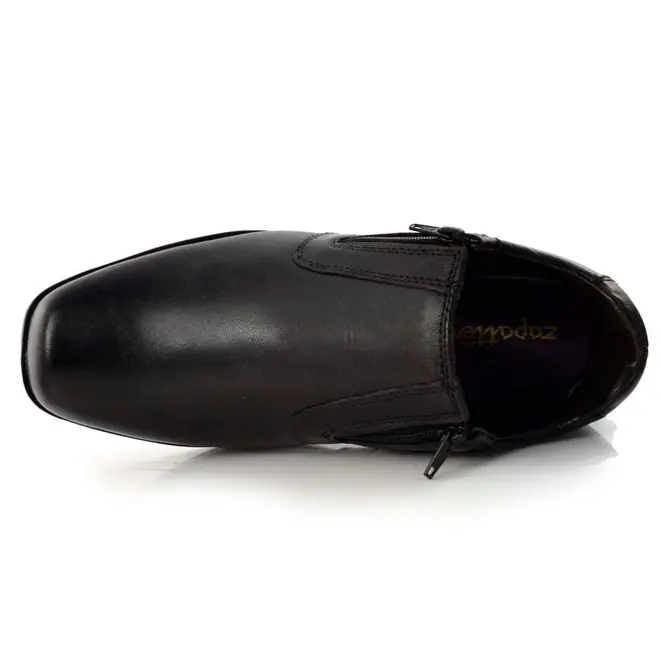 Bota Country Masculina em Couro Zapattero Preto 0900