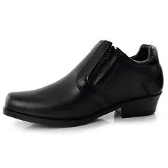 Bota Country Masculina em Couro Zapattero Preto 0900
