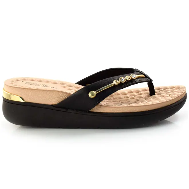 Tamanco Anabela Feminino Modare Preto 7151.115.21736