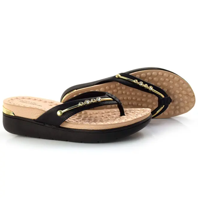 Tamanco Anabela Feminino Modare Preto 7151.115.21736