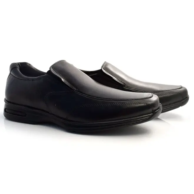 Sapato Social de Couro Zapattero Preto 3020