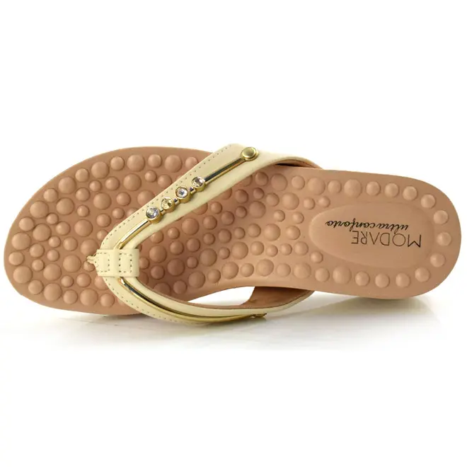 Tamanco Anabela Feminino Modare Off White 7151.115.21736