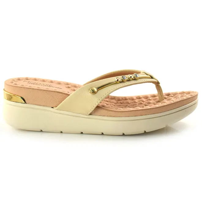 Tamanco Anabela Feminino Modare Off White 7151.115.21736