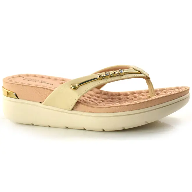 Tamanco Anabela Feminino Modare Off White 7151.115.21736