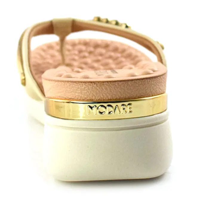 Tamanco Anabela Feminino Modare Off White 7151.115.21736
