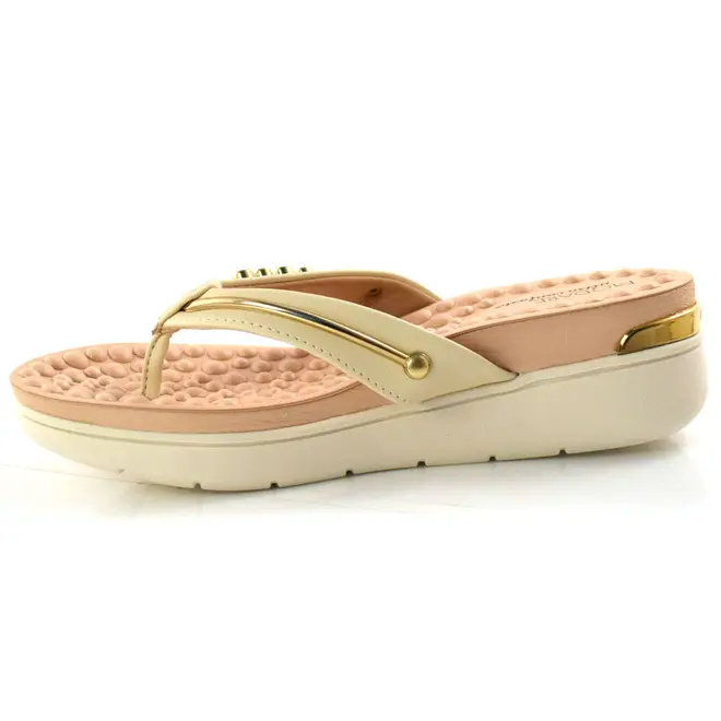 Tamanco Anabela Feminino Modare Off White 7151.115.21736
