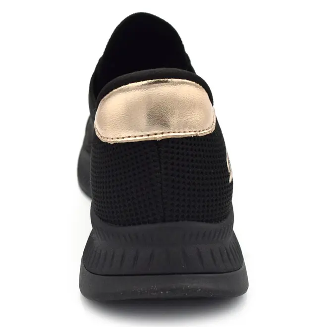 Tênis Feminino Skechers Bobs Squad 4 Preto 117743