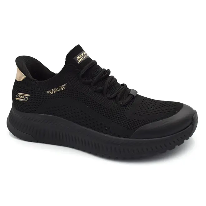 Tênis Feminino Skechers Bobs Squad 4 Preto 117743