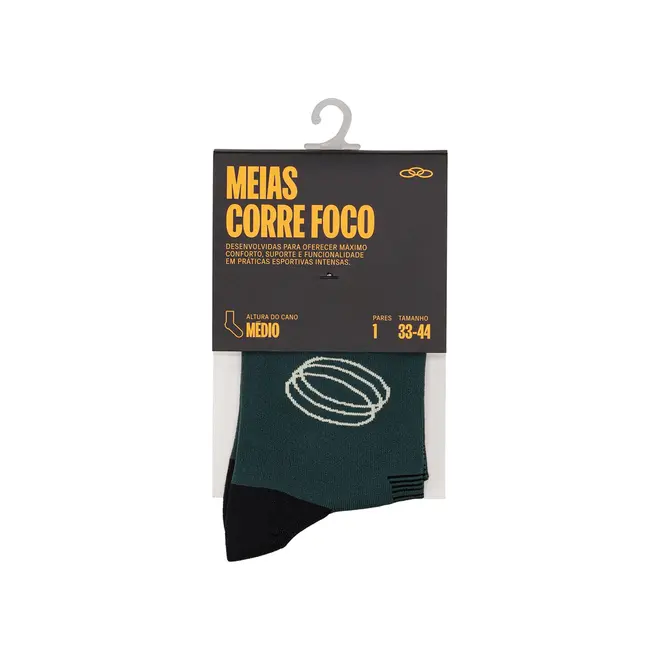 Meia Corre Foco 33/44 Olympikus