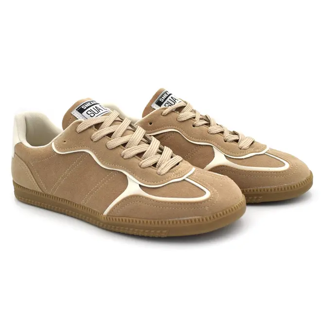Tênis Casual Feminino Sua Cia Bege 8355.16297