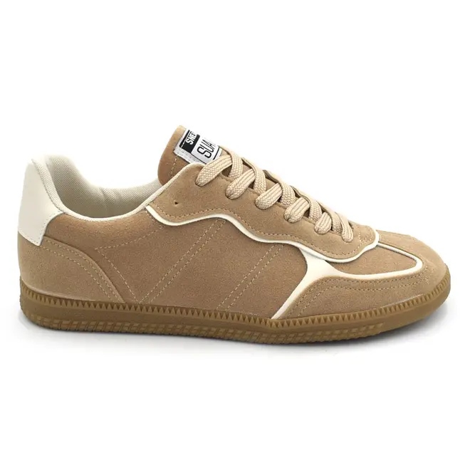Tênis Casual Feminino Sua Cia Bege 8355.16297