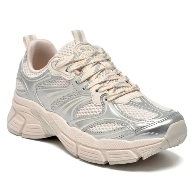 Tênis Casual Feminino Via Marte Creme 369-002-08