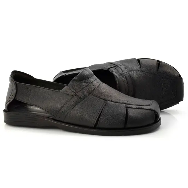 Papete de Couro Masculina Italianinho Preto 34719