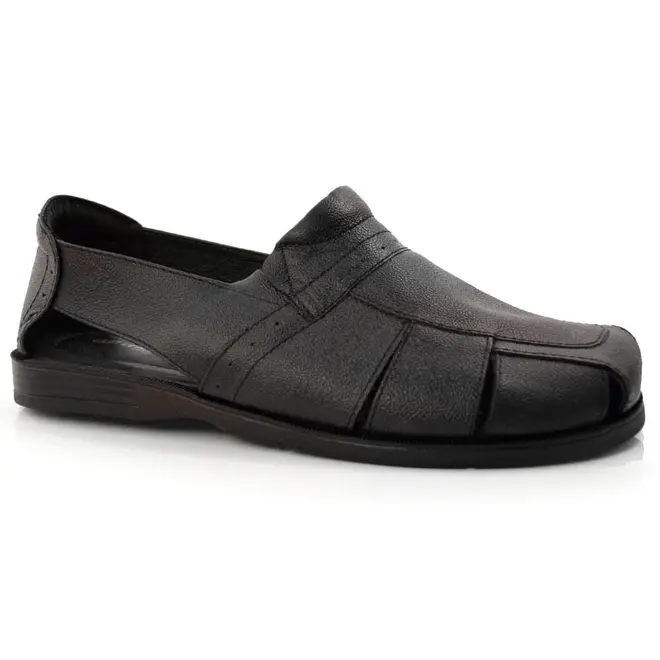 Papete de Couro Masculina Italianinho Preto 34719