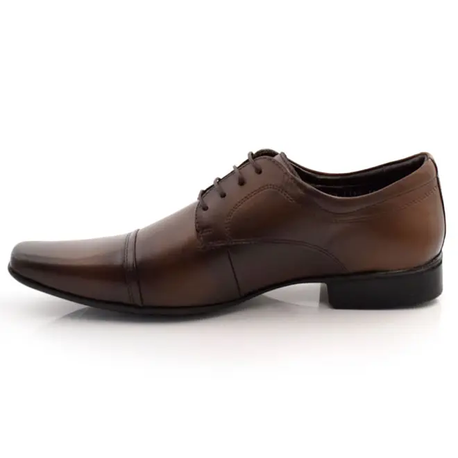 Sapato Social de Couro Jota Pe Air Vinitti Marrom 77600