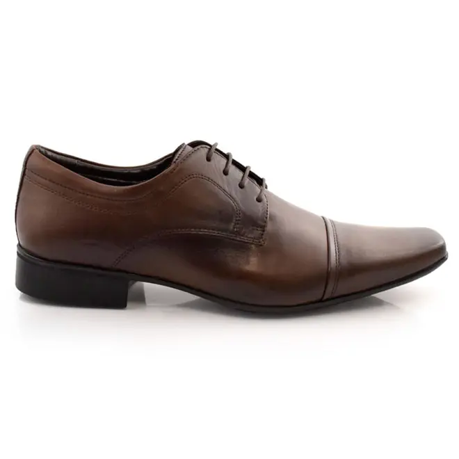 Sapato Social de Couro Jota Pe Air Vinitti Marrom 77600